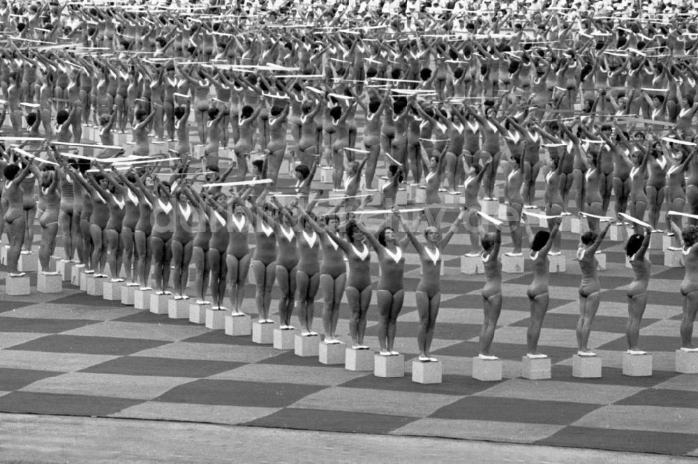 DDR-Fotoarchiv: Leipzig - Turn- und Sportfest Spartakiade in Leipzig in Sachsen in der DDR