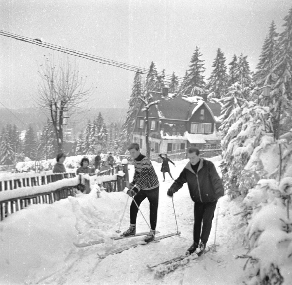 DDR-Fotoarchiv: Osterzgebirge - Winter im Osterzgebirge November 1965 Umschlagsnr.: 1965-58