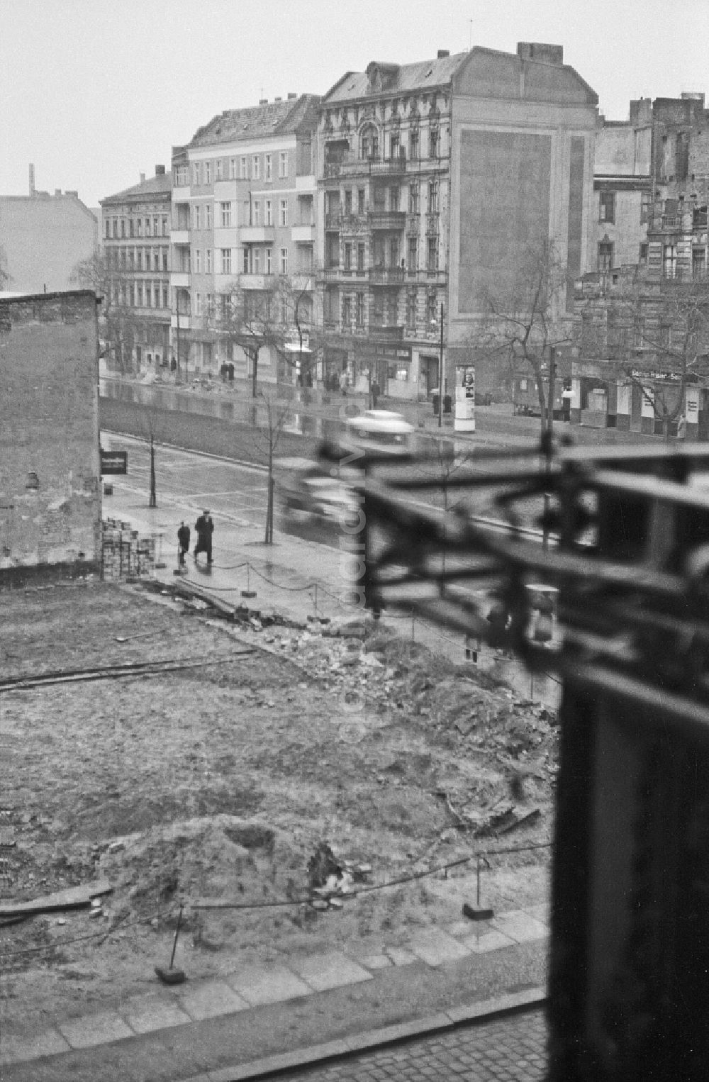 DDR-Bildarchiv: Berlin - Wohnsiedlung Frankfurter Allee Ecke Jessnerstrasse in Berlin in der DDR