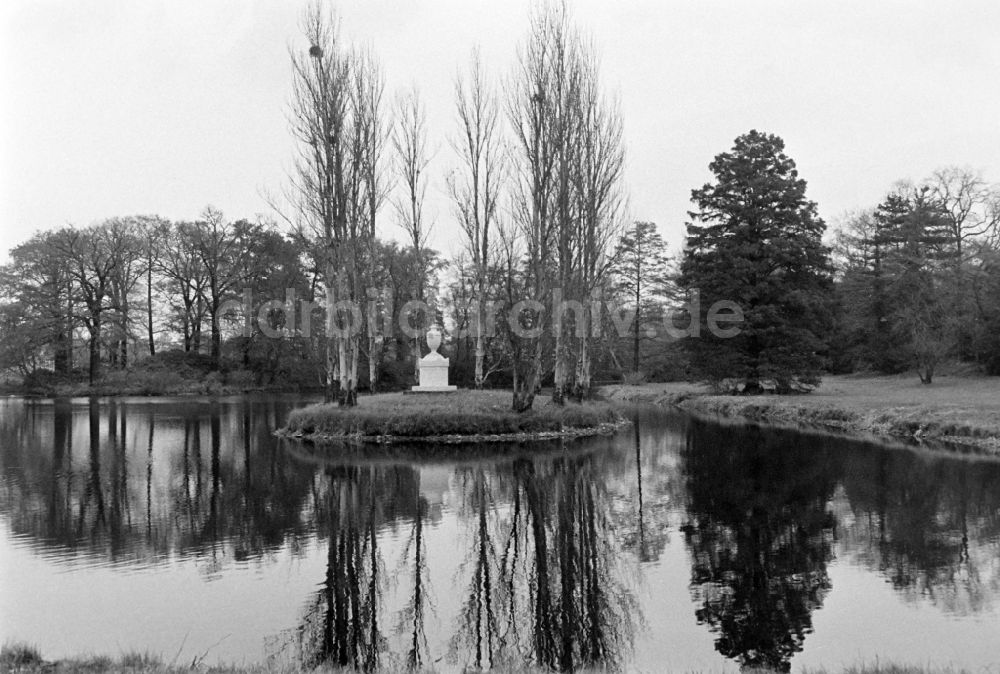 Oranienbaum-Wörlitz: Wörlitzer Park in Oranienbaum-Wörlitz in der DDR